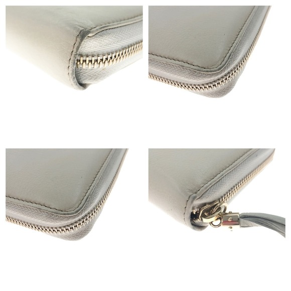 Gucci Soho Interlocking GG Zip Around Long Wallet Ivory White - Picture 4 of 7